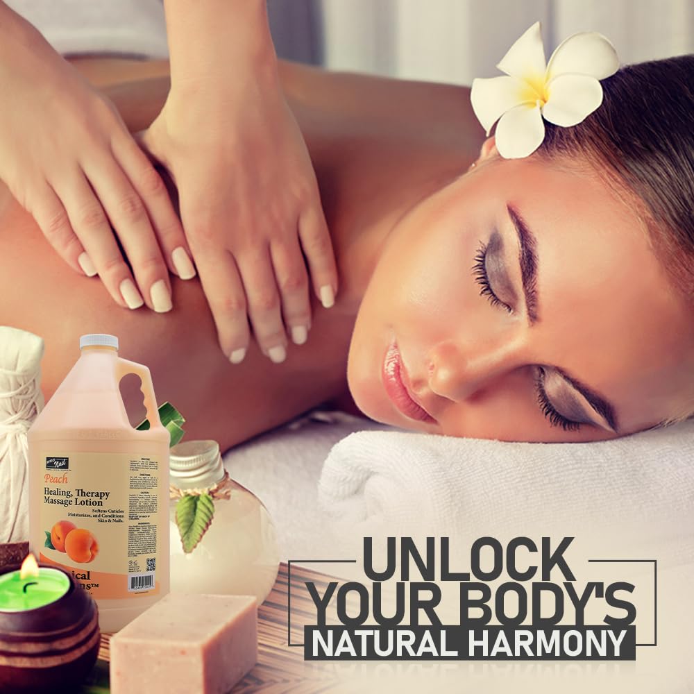 PRO NAIL Healing Therapy Massage Lotion - Nourishes &amp; Moisturizes Skin, Perfect for Pedicure, Manicure &amp; Body Care