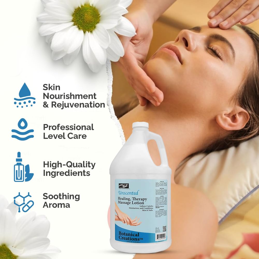 PRO NAIL Healing Therapy Massage Lotion – Moisturizing Lotion for Pedicure, Manicure &amp; Massage