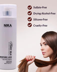 NIKA Fairy Silk - Moisture Lock Frizz-Free Shampoo, 33.8oz - Smooth, Hydrate & Shine