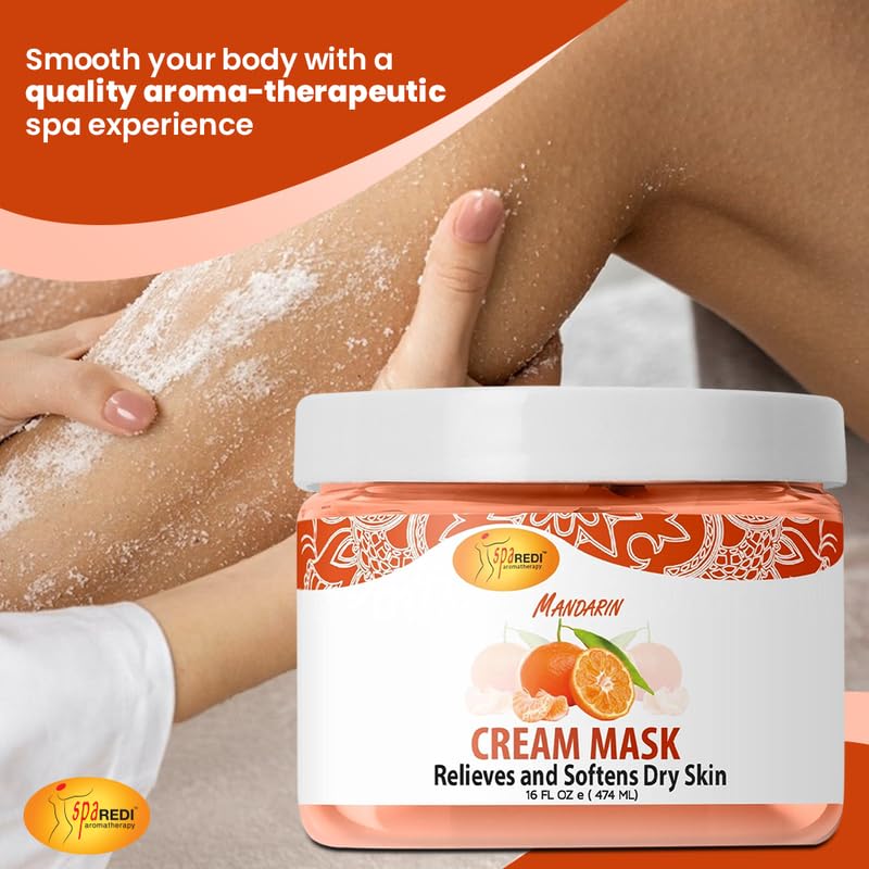 SPA REDI Body &amp; Foot Cream Mask - Hydrating &amp; Refreshing for Tired Skin