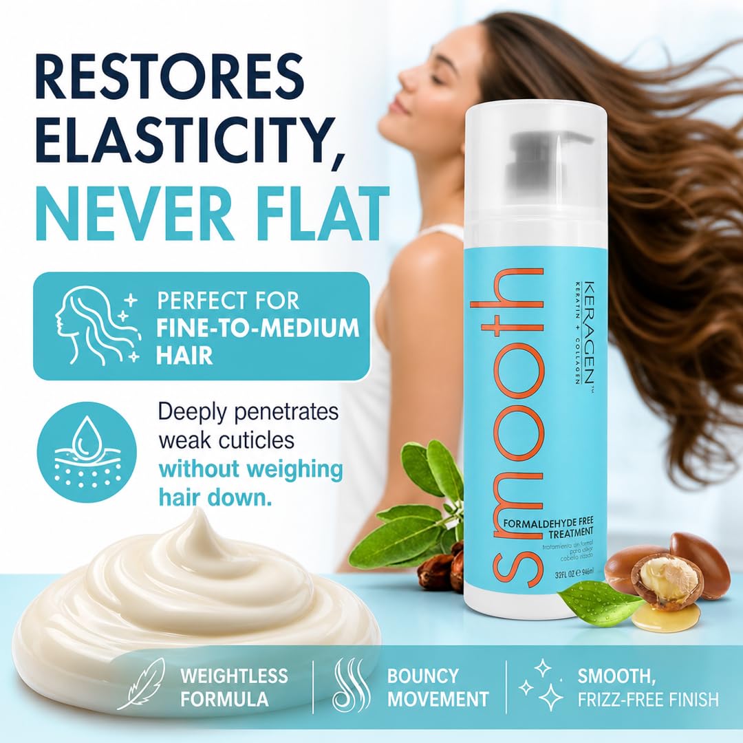 KERAGEN Brazilian Keratin Smoothing Treatment formaldehyde-free