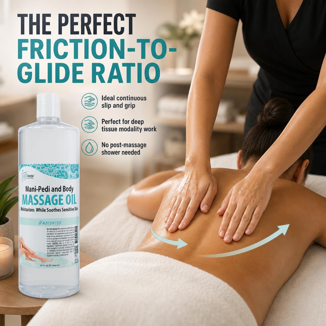SPA REDI Massage Oil - Soothing Relief for Sore Muscles &amp; Hydrated Skin - Beauty Market Online
