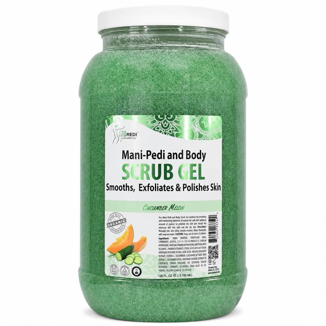 SPA REDI Exfoliating Scrub Pumice Gel - Hydrating Body Exfoliator with Hyaluronic Acid - Refresh &amp; Revitalize - Beauty Market Online