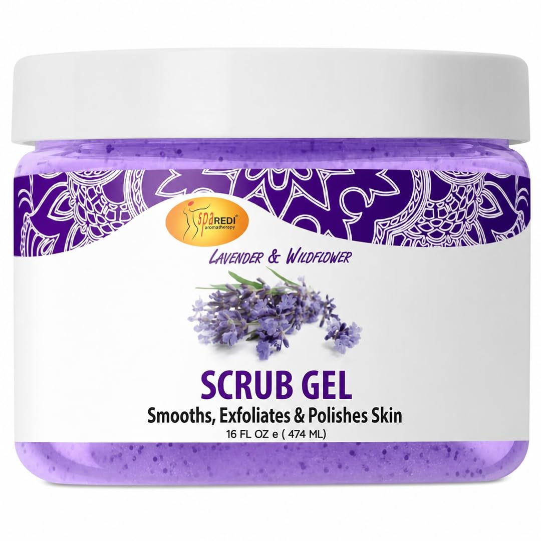 SPA REDI Exfoliating Scrub Pumice Gel - Hydrating Body Exfoliator with Hyaluronic Acid - Refresh &amp; Revitalize - Beauty Market Online