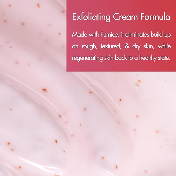 SPA REDI Foot Cream - Sensual Rose Sloughing Lotion - Exfoliate &amp; Smooth Dry Cracked Feet - 16 Oz