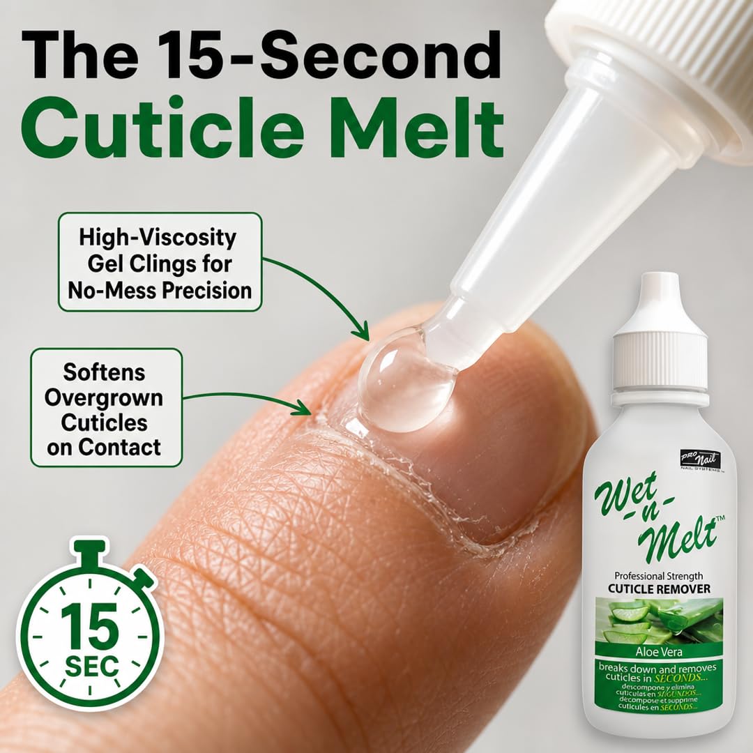 PRO NAIL Cuticle Remover Gel with Aloe Vera - Softens &amp; Moisturizes for Fast Cuticle Removal - Beauty Market Online