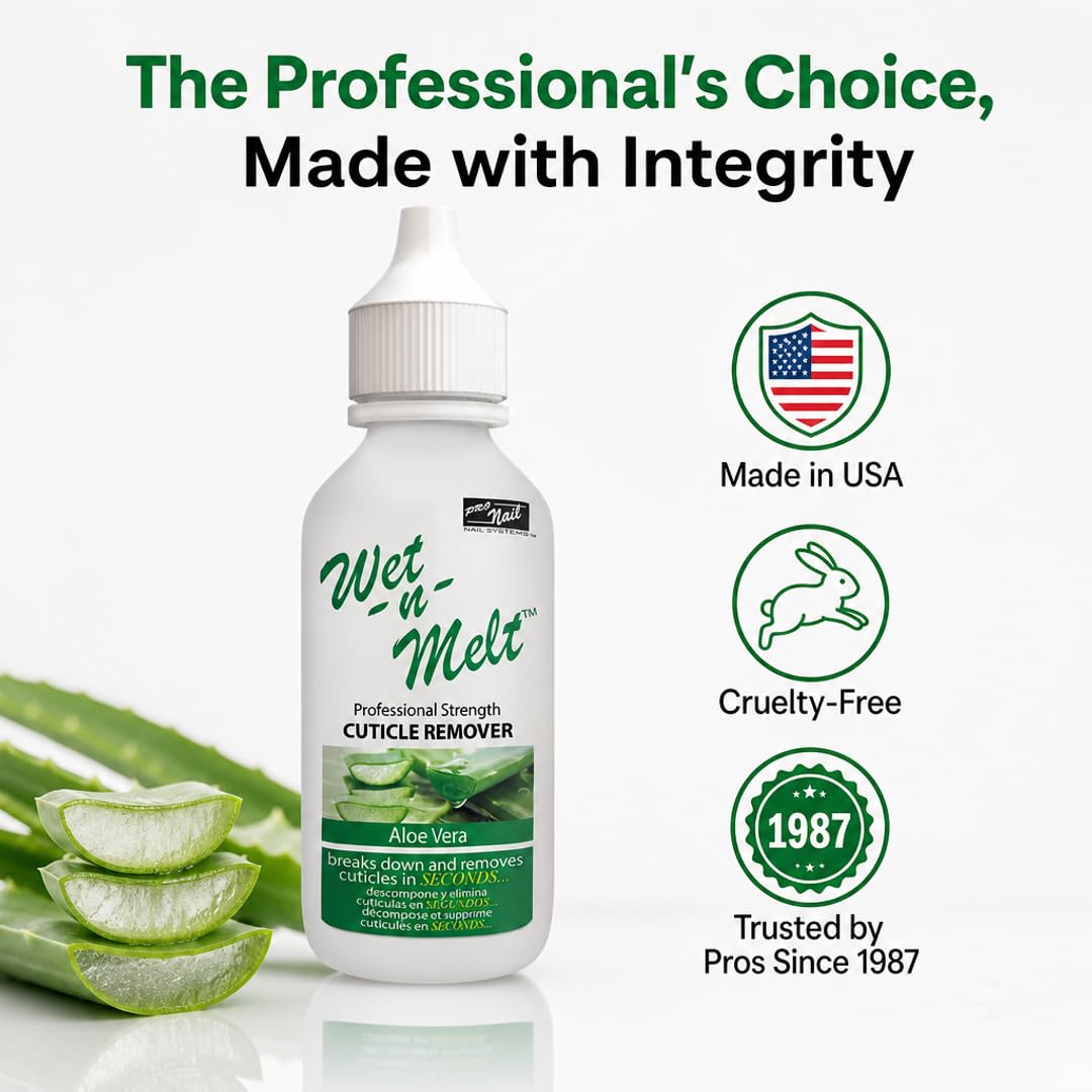 PRO NAIL Cuticle Remover Gel with Aloe Vera - Softens &amp; Moisturizes for Fast Cuticle Removal - Beauty Market Online