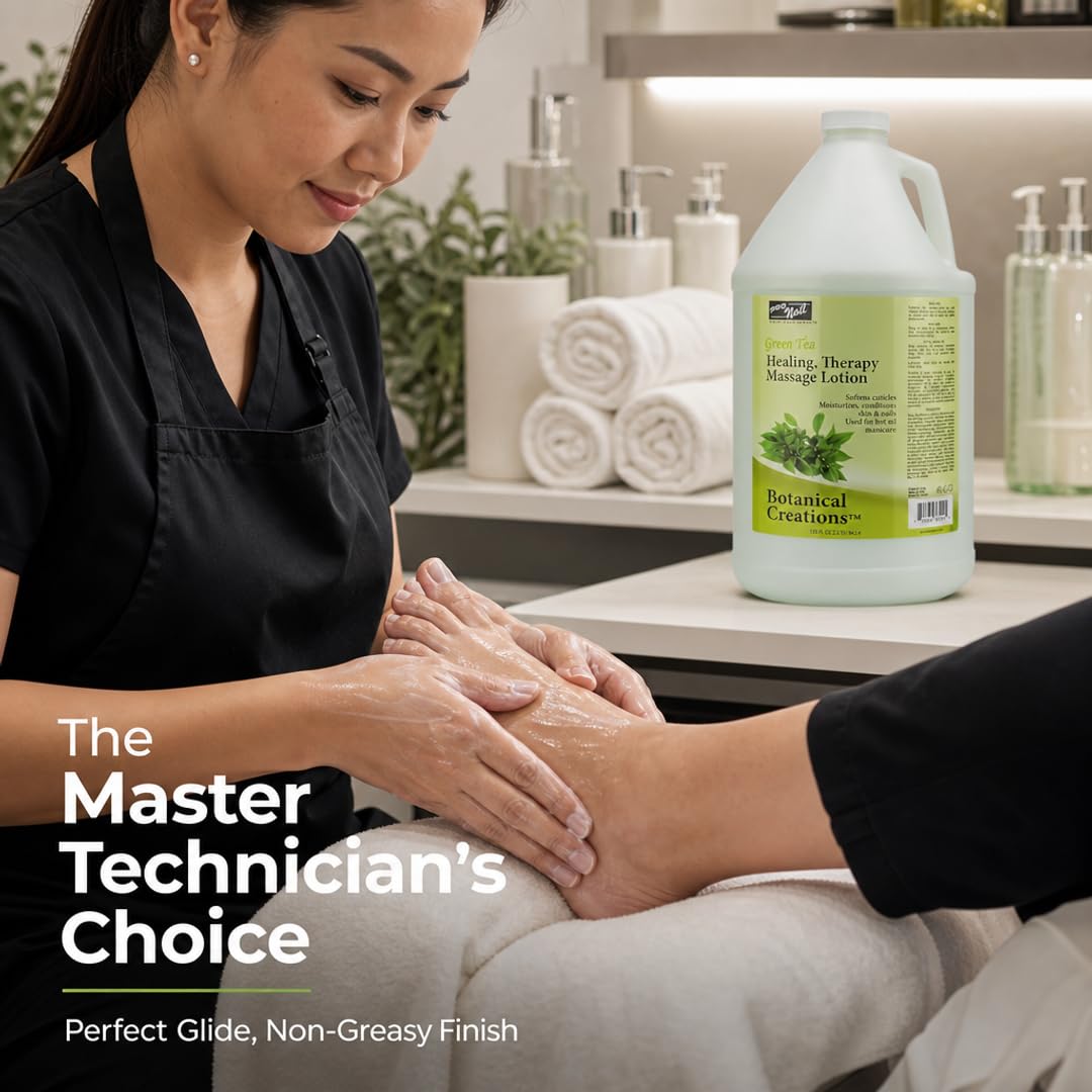 PRO NAIL Healing Therapy Massage Lotion - Nourishes &amp; Moisturizes Skin, Perfect for Pedicure, Manicure &amp; Body Care