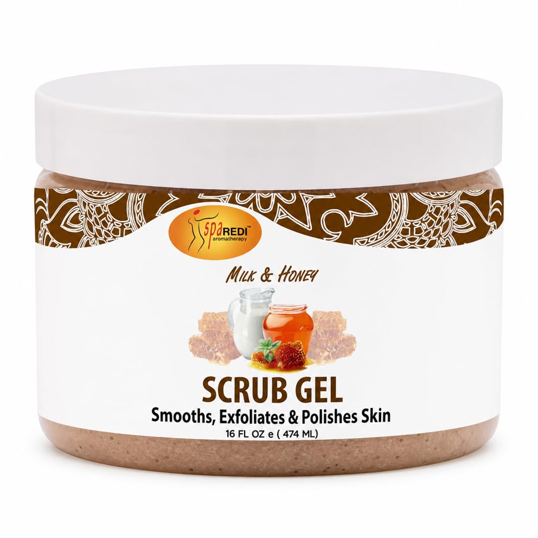 SPA REDI Exfoliating Scrub Pumice Gel - Hydrating Body Exfoliator with Hyaluronic Acid - Refresh &amp; Revitalize - Beauty Market Online