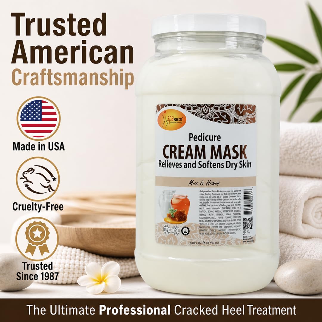 SPA REDI Body &amp; Foot Cream Mask - Hydrating &amp; Refreshing for Tired Skin