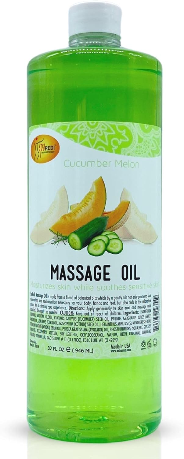 SPA REDI Massage Oil - Soothing Relief for Sore Muscles & Hydrated Skin - Beauty Market Online