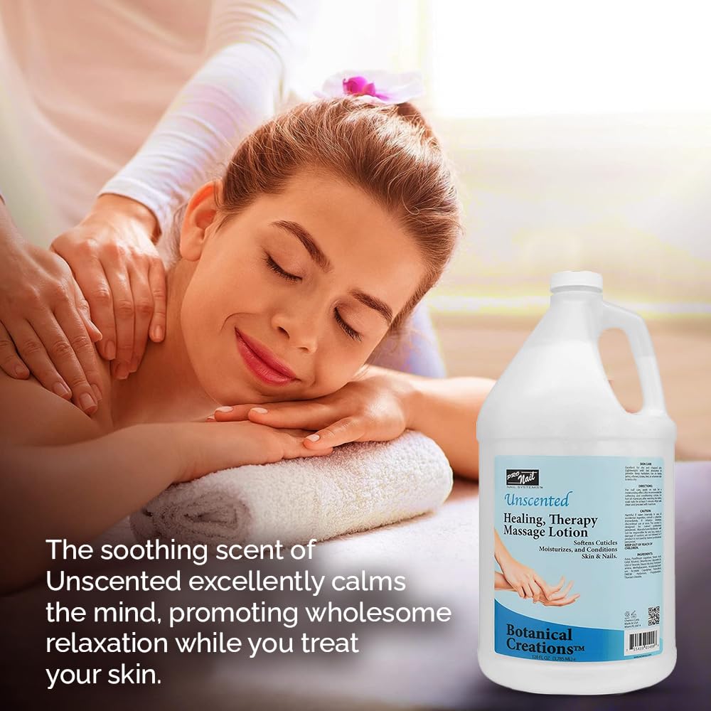 PRO NAIL Healing Therapy Massage Lotion – Moisturizing Lotion for Pedicure, Manicure &amp; Massage