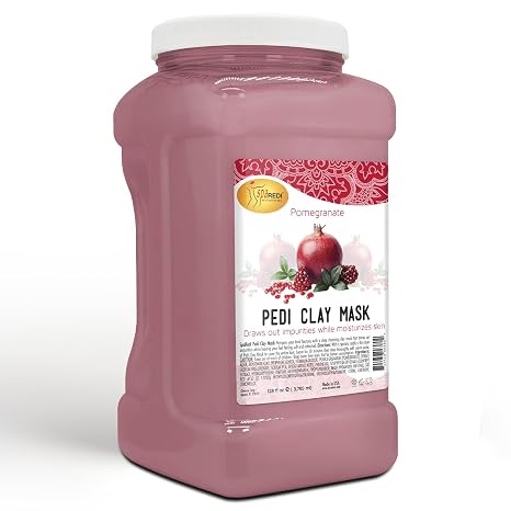 SPA REDI Clay Mask - Detoxifying, Hydrating &amp; Pore Purifying for Body and Pedicure