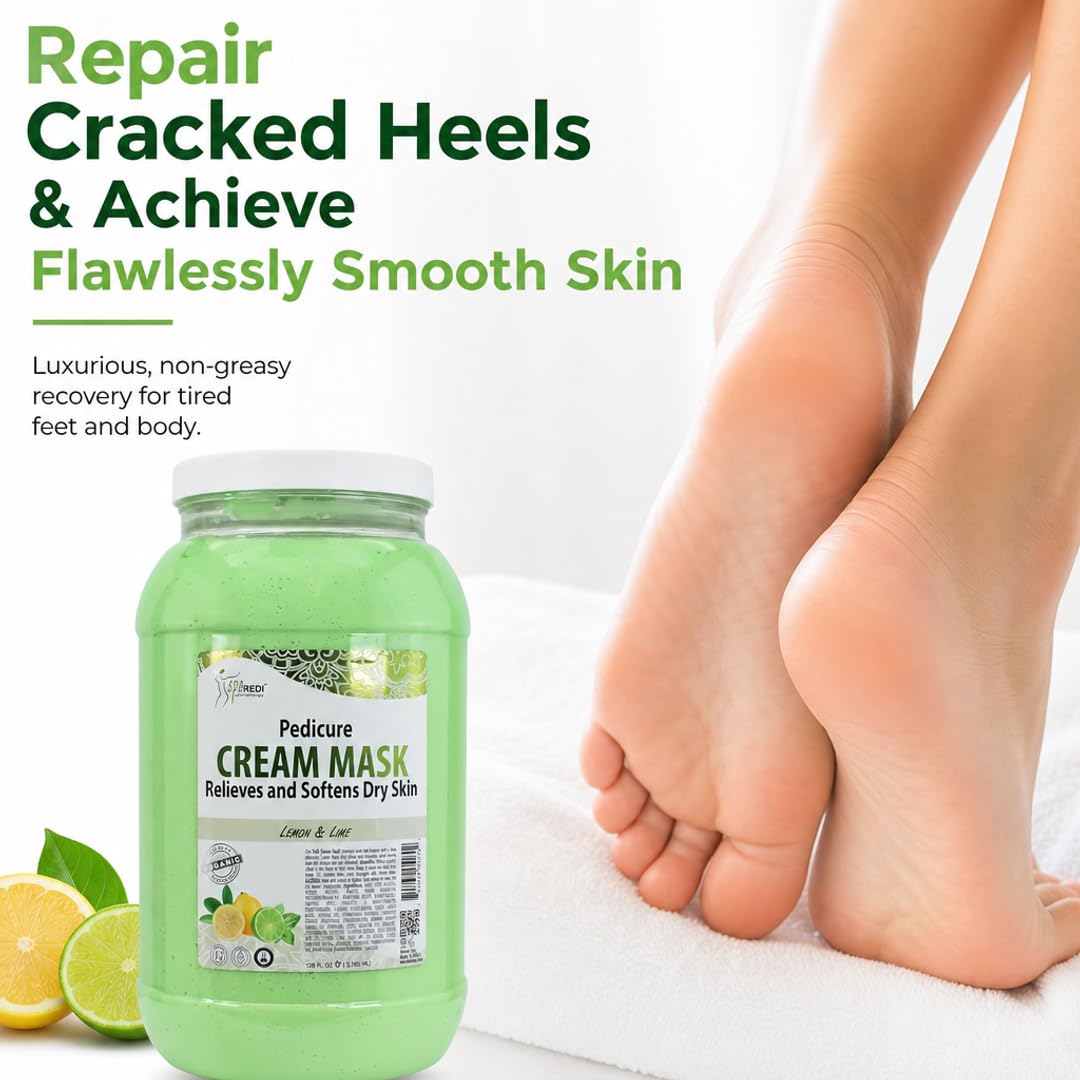 SPA REDI Body &amp; Foot Cream Mask - Hydrating &amp; Refreshing for Tired Skin