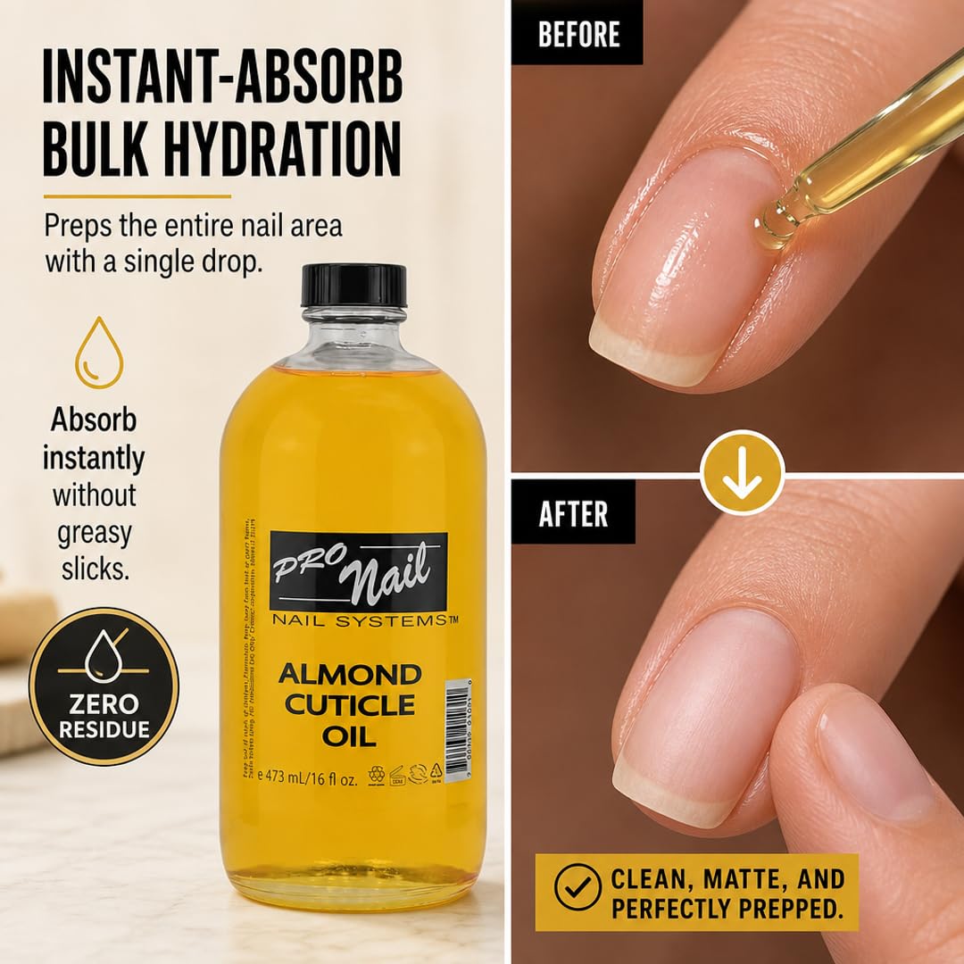 PRO NAIL Cuticle Revitalizing Oil - Strengthens &amp; Moisturizes Nails and Cuticles - Professional Use
