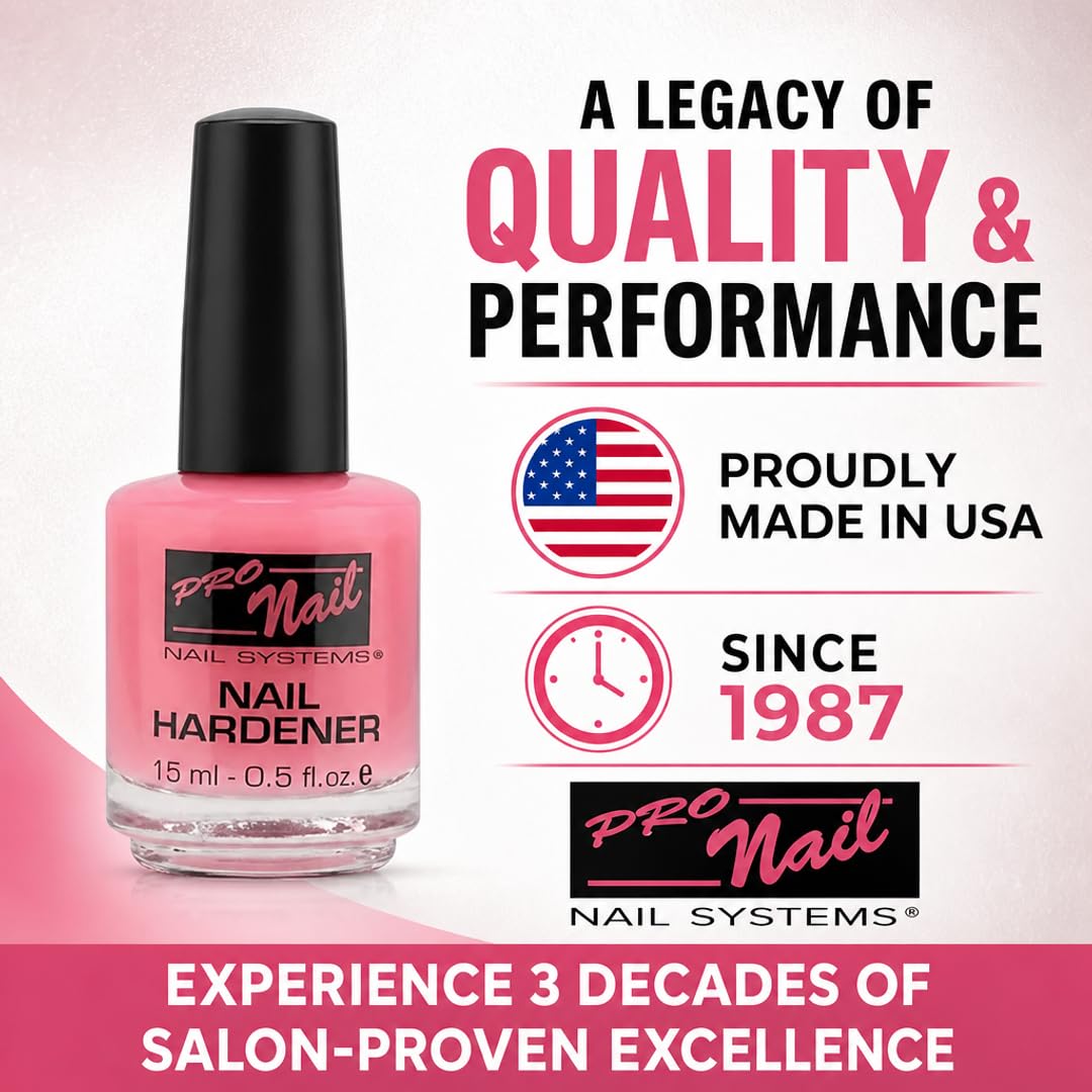 PRO NAIL Nail Hardener - Strengthens &amp; Protects Nails