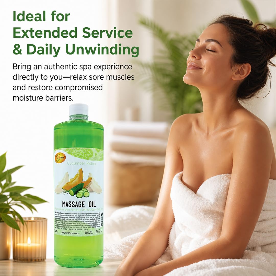 SPA REDI Massage Oil - Soothing Relief for Sore Muscles &amp; Hydrated Skin