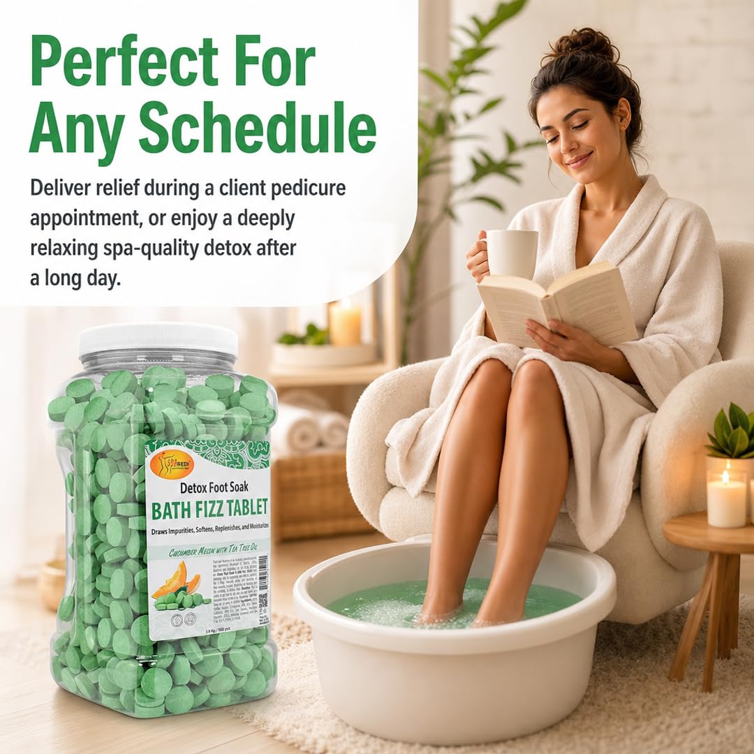 SPA REDI Bath Fizz Tablets - Relaxing Aromatherapy in Various Scents
