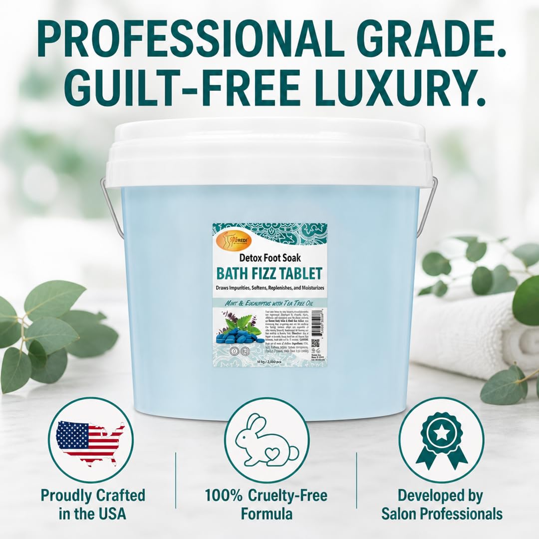 SPA REDI Bath Fizz Tablets - Relaxing Aromatherapy in Various Scents