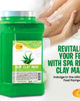 SPA REDI Clay Mask - Aloe Vera Detox - Deep Cleansing & Hydrating - 128 Oz