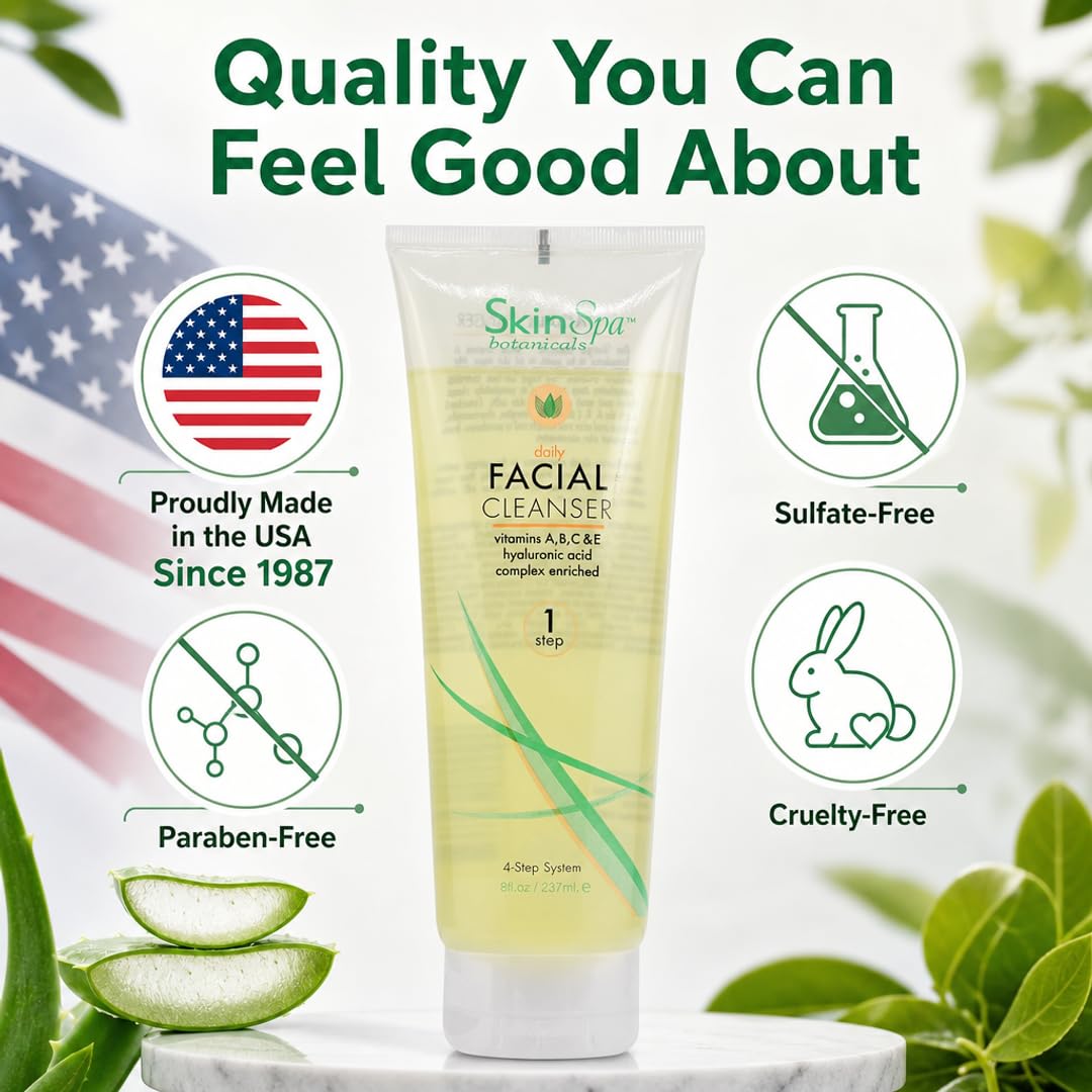 SKIN SPA Facial Cleanser 8 oz for all skin types