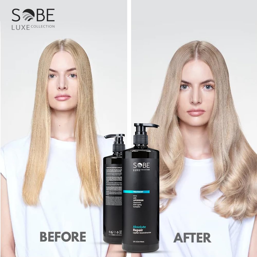 SOBE LUXE - Deep Moisturizing Hair Mask for Dry Damaged Hair, 32 Oz - Hydrates &amp; Repairs, Frizz-Free