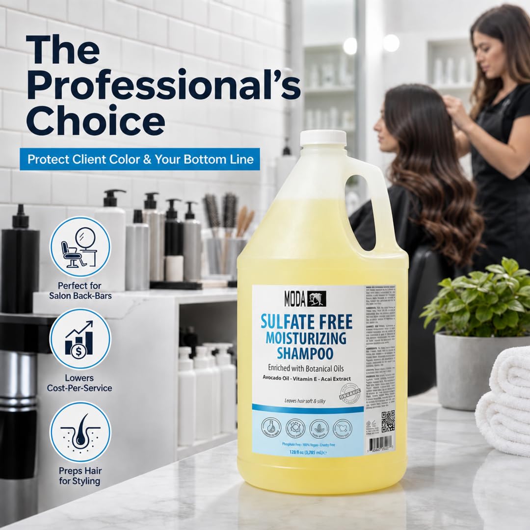 MODA Sulfate-Free Moisturizing Shampoo
