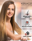 KERAGEN - Brazilian Keratin Smoothing Treatment for Dry & Damaged Hair, Frizz-Free Results