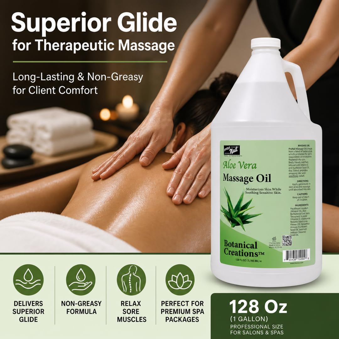 PRO NAIL - Aloe Vera Massage Oil -  128 Oz