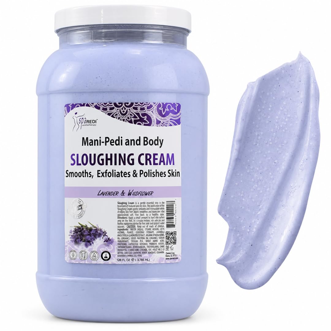 SPA REDI - Foot Cream, Sloughing Lotion - Exfoliating Pedicure Foot Care for Dry Cracked Feet - Beauty Market Online