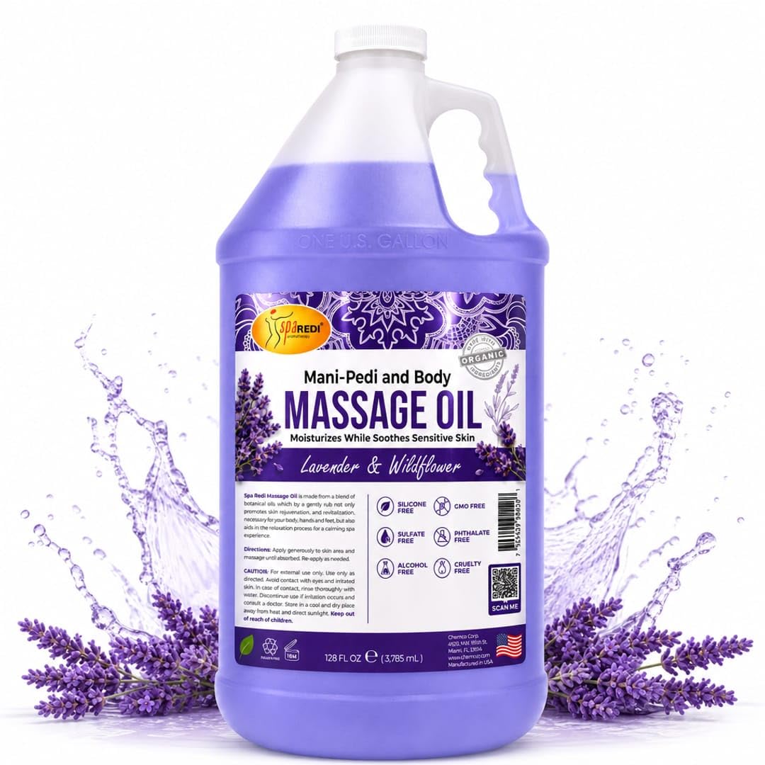 SPA REDI Massage Oil - Soothing Relief for Sore Muscles &amp; Hydrated Skin - Beauty Market Online