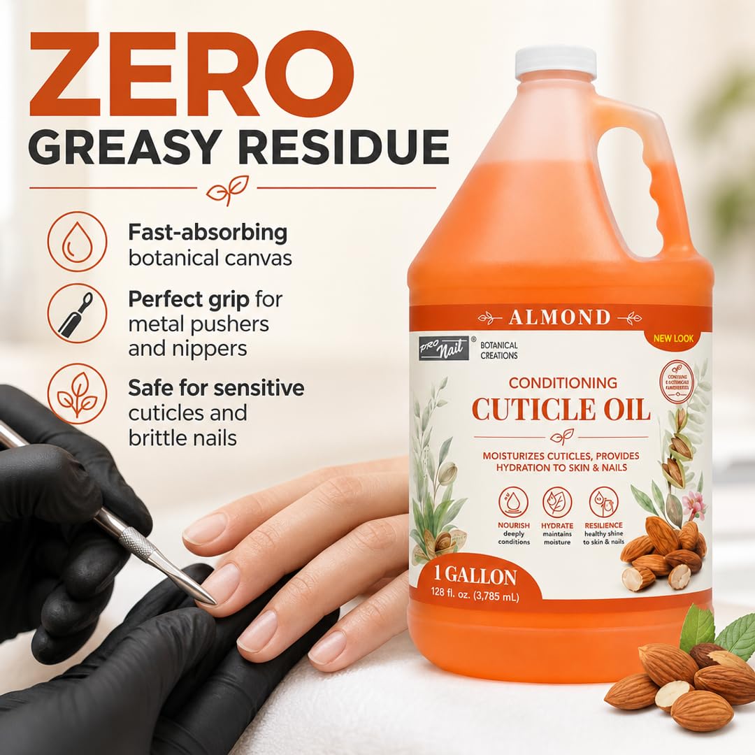 PRO NAIL Cuticle Revitalizing Oil - Strengthens &amp; Moisturizes Nails and Cuticles - Professional Use