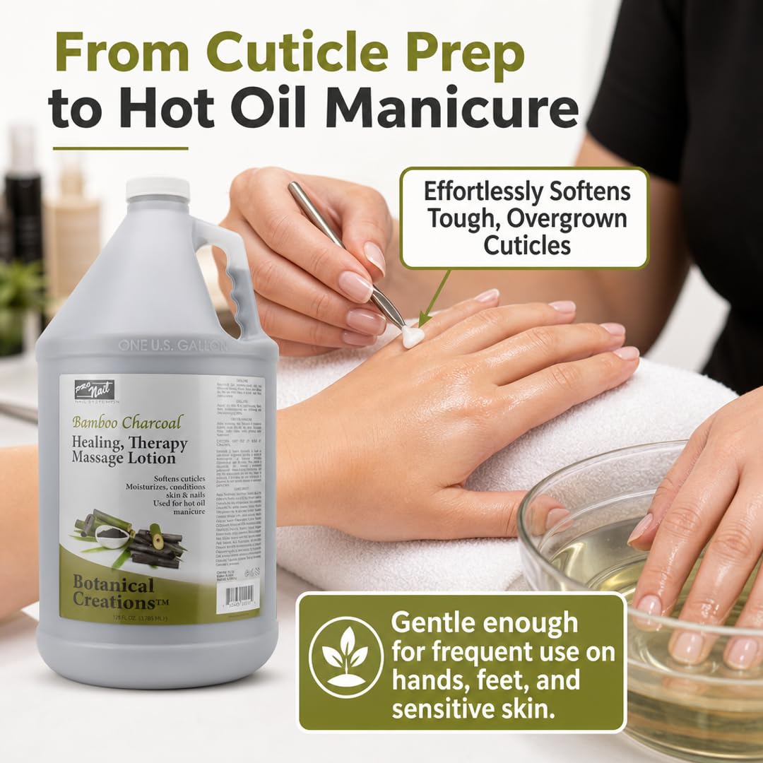 PRO NAIL Healing Therapy Massage Lotion - Nourishes &amp; Moisturizes Skin, Perfect for Pedicure, Manicure &amp; Body Care