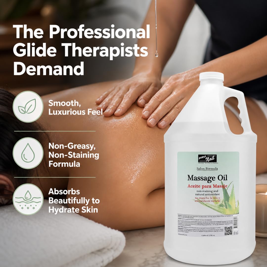 PRO NAIL Massage Oil - Soothes Sore Muscles &amp; Repairs Dry Skin