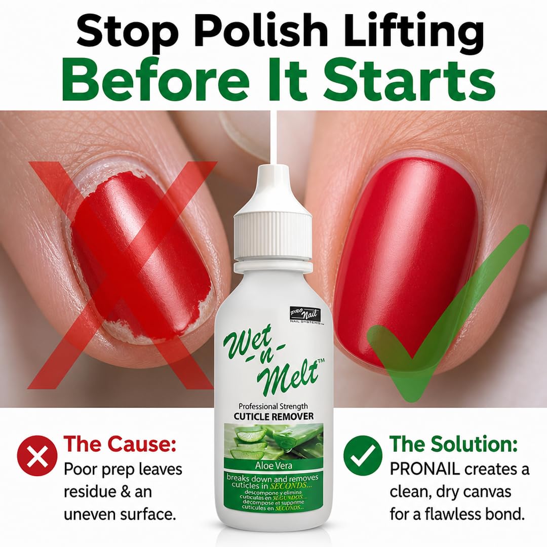 PRO NAIL Cuticle Remover Gel with Aloe Vera - Softens &amp; Moisturizes for Fast Cuticle Removal - Beauty Market Online
