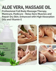 PRO NAIL - Aloe Vera Massage Oil, 128 Oz - Relax Muscles & Repair Skin