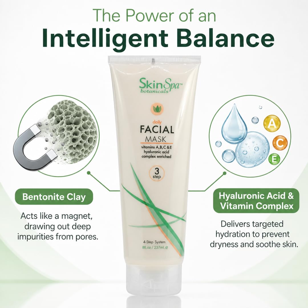 SKIN SPA Clay Face Mask - Instant Detox Mud Mask