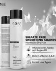 SOBE LUXE - Smoothing Shampoo for Treated Hair, 10 Oz - Strengthens & Protects Color