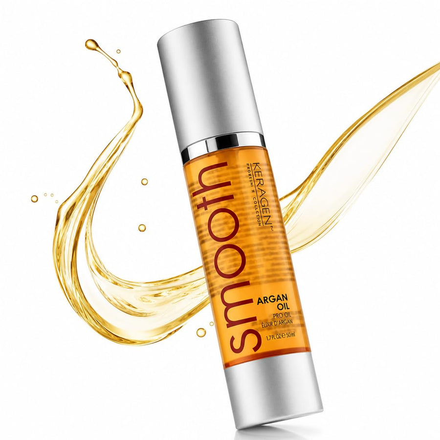 KERAGEN Nourishing Argan Oil Hair Serum for Dry & Damaged Hair