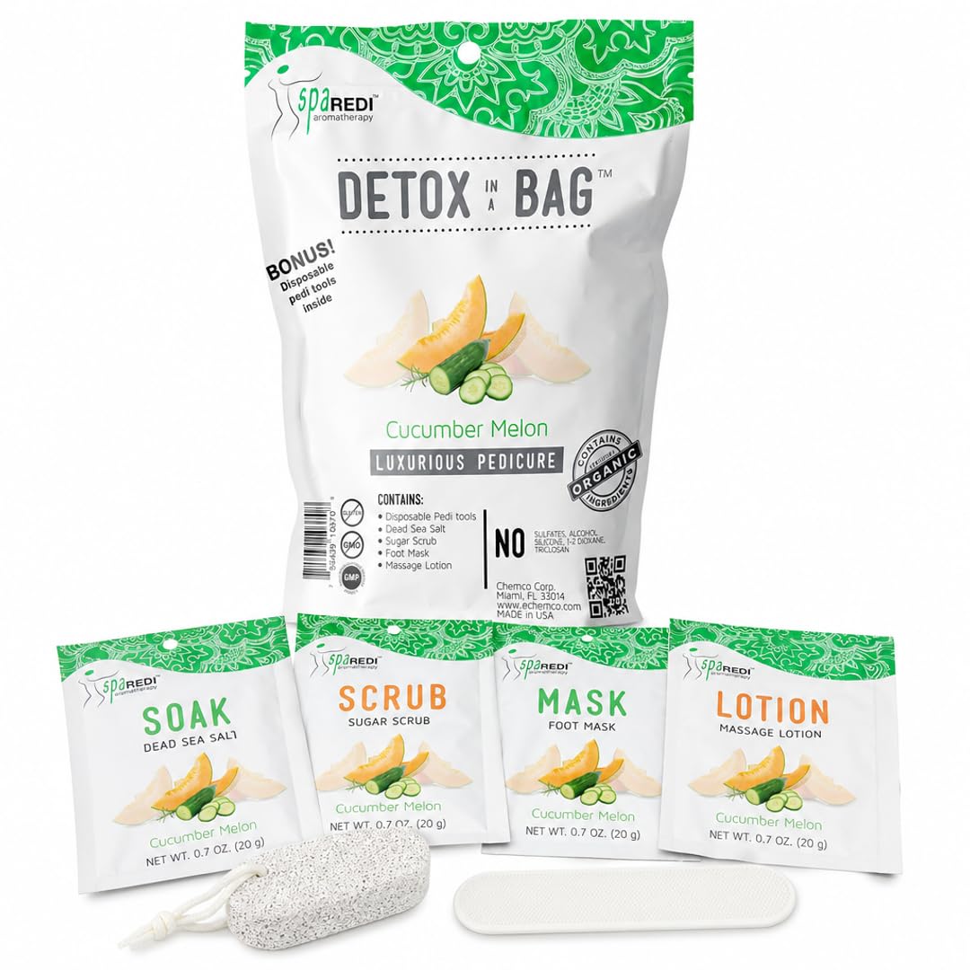 SPA REDI Luxurious Gel Pedicure Kit - Indulge in Spa Experience - Multiple Scents Available - Beauty Market Online