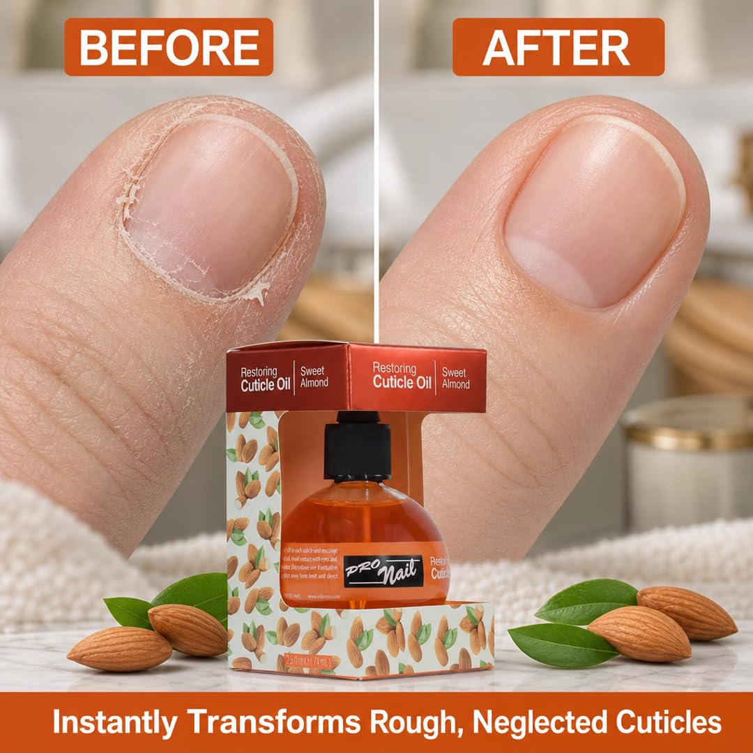 PRO NAIL Cuticle Revitalizing Oil - Strengthens &amp; Moisturizes Nails and Cuticles - Professional Use