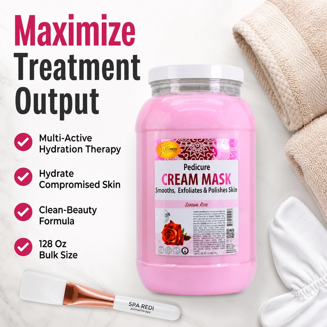 SPA REDI Body &amp; Foot Cream Mask - Hydrating &amp; Refreshing for Tired Skin