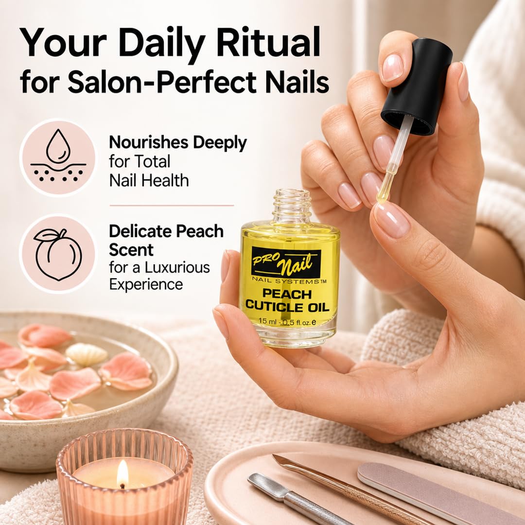 PRO NAIL Cuticle Revitalizing Oil - Strengthens &amp; Moisturizes Nails and Cuticles - Professional Use