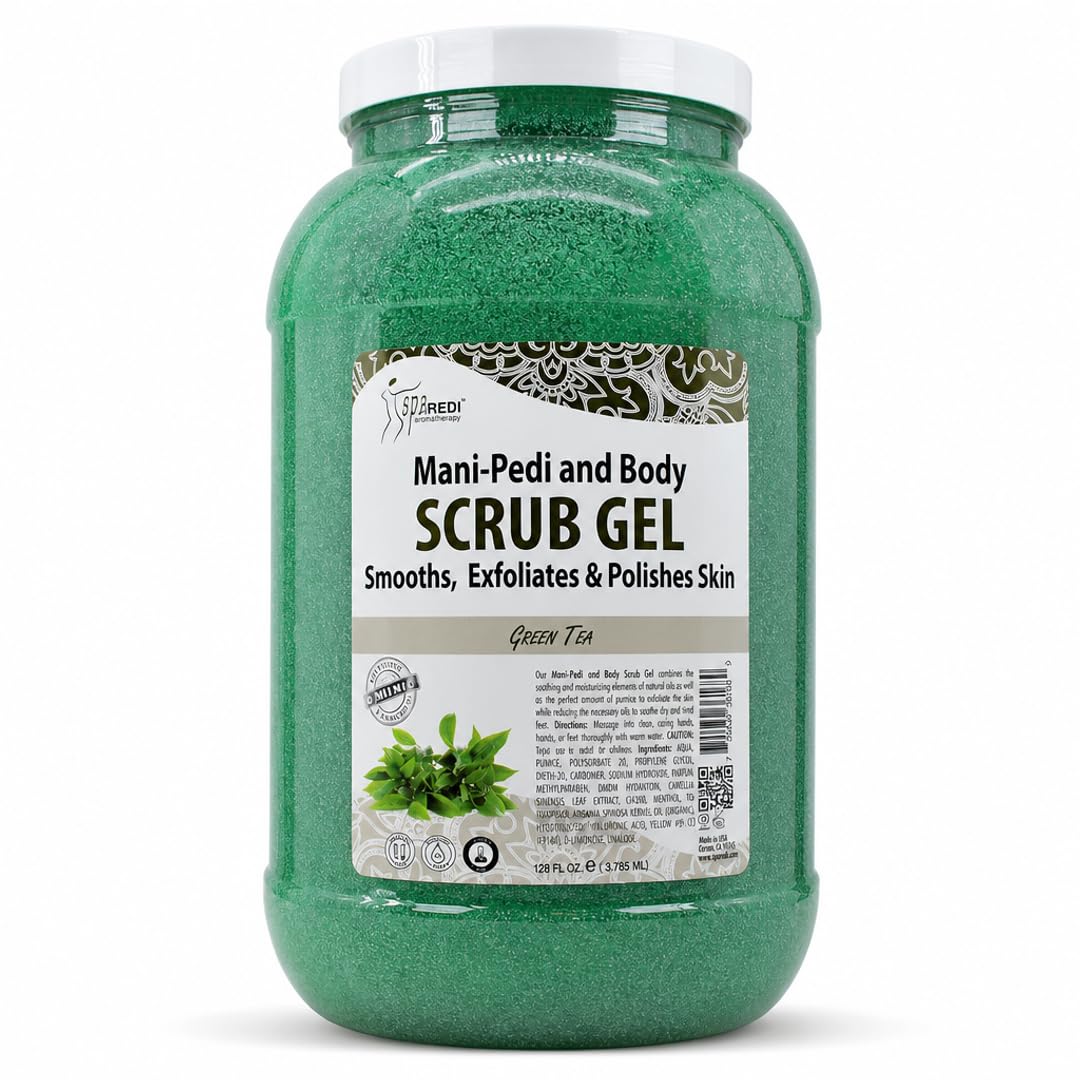 SPA REDI Exfoliating Scrub Pumice Gel - Hydrating Body Exfoliator with Hyaluronic Acid - Refresh &amp; Revitalize - Beauty Market Online