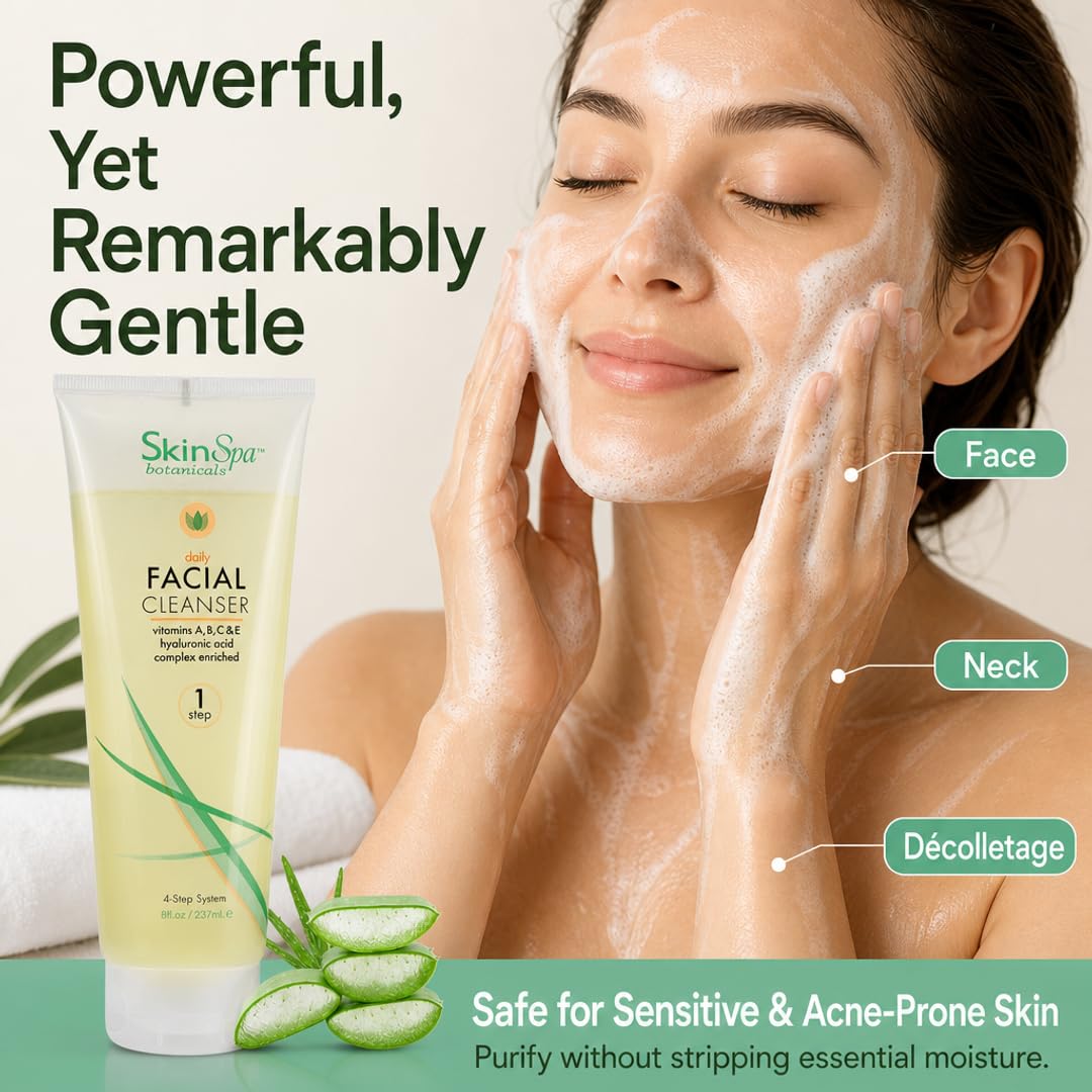 SKIN SPA Facial Cleanser 8 oz for all skin types