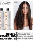 KERAGEN - Brazilian Keratin Smoothing Treatment for Dry & Damaged Hair, Frizz-Free Results