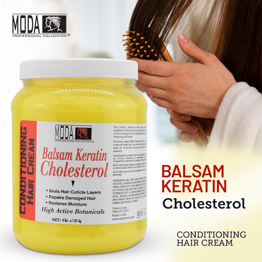 MODA Cholesterol Deep Conditioning Hair Cream - Nourishes &amp; Strengthens Hair