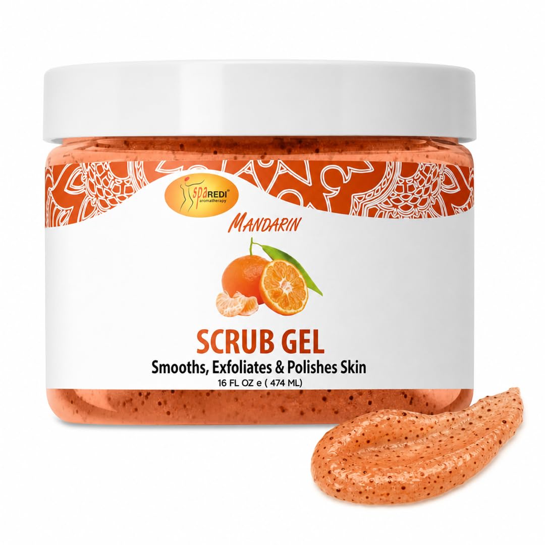 SPA REDI Exfoliating Scrub Pumice Gel - Hydrating Body Exfoliator with Hyaluronic Acid - Refresh &amp; Revitalize - Beauty Market Online