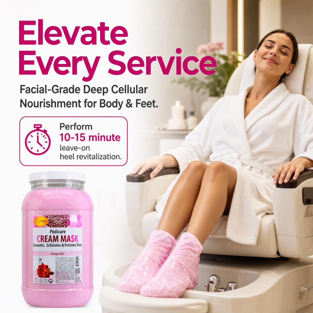 SPA REDI Body &amp; Foot Cream Mask - Hydrating &amp; Refreshing for Tired Skin