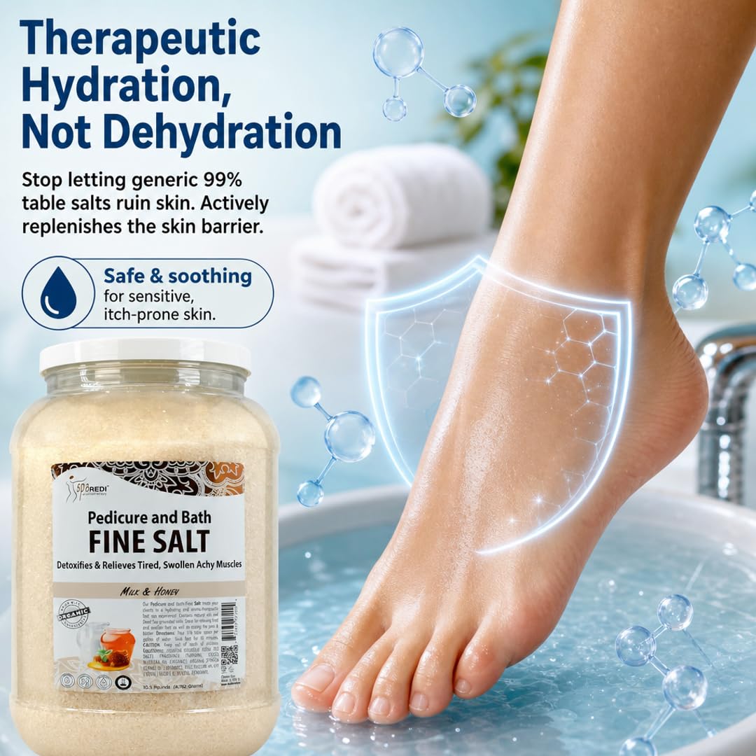 SPA REDI Detox Foot Soak - Hydrates &amp; Softens Feet with Dead Sea Salts